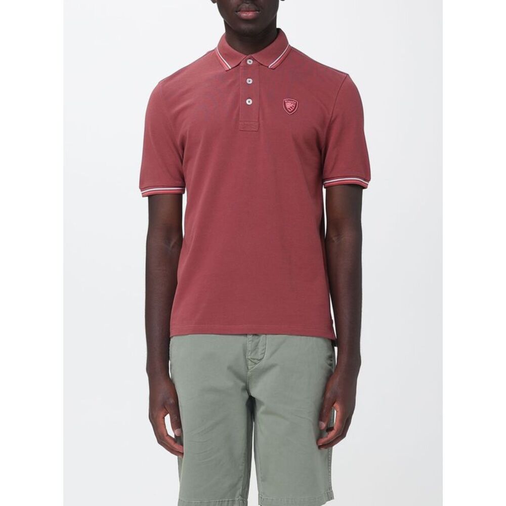 Blauer Polo Shirt Men Brick Red